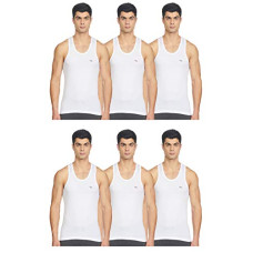 Deals, Discounts & Offers on Men - [Sizes 80 CM, 85 CM] LUX VENUS Men's Cotton Vest (Pack of 6)