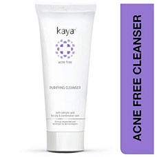 Deals, Discounts & Offers on Beauty Care - Kaya Acne Free Purifying Cleanser | Salicylic Acid Face Wash | Reduces Acne & Pimples | For Pimple Prone Skin | Suitable For Oily & Combination Skin | 50ml