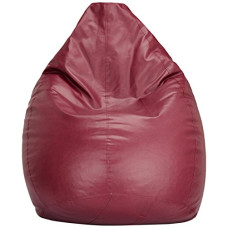 Deals, Discounts & Offers on Furniture - Amazon Brand - Solimo XL Bean Bag Cover (Maroon)