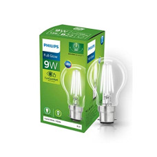 Deals, Discounts & Offers on  - Philips 9-watt Full Glow Glass LED Bulb | Energy Saver Filament LED Lamp | B22 Base LED Bulb | Crystal White, Pack of 1