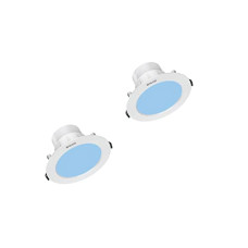 Deals, Discounts & Offers on  - Polycab 5 Watt LED Down Light Scintillate Integral Slim Round Smart Panel Offers Bright Lumination Long Lifespan No Harmful Radiation (Blue, 2 PCS, Cut Out: 3.14 inches)