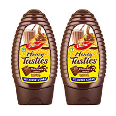 Deals, Discounts & Offers on  - Dabur Honey Tasties Chocolate Syrup | Enriched with Vitamin D |No Added Sugar - 200gm (Pack of 2)