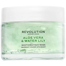 Deals, Discounts & Offers on Beauty Care - Revolution Skin Aloe Vera & Water Lily Soothing Face Mask,50 ml (cooling, radiance, calms irritation)