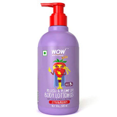 Deals, Discounts & Offers on Beauty Care - WOW Skin Science Kids Plush & Plump Body Lotion - Strawberry - SPF 15 - No Parabens, Mineral Oil, Silicones & Color - 300mL