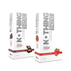 Deals, Discounts & Offers on Sexual Welness - Skore Nothing Thinnest Pleasure Condoms | Flavored Chocolate & Strawberry | With Disposal Pouches| Pack of 2 | 10's each