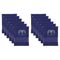 Deals, Discounts & Offers on  - Kuber Industries Non Woven 12 Pieces Shoe Cover/Shoe Beg (Blue)-Ctktc25380
