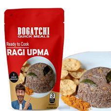 Deals, Discounts & Offers on  - BOGATCHI Quick Meals - Ready to Cook Authentic RAGI UPMA - 200 g , Ready to Eat Millet Upma Meal and Tasty Instant Meal, 100% Natural Ingredients, No Preservatives, No Artificial Flavours & Colours