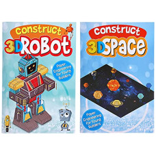 Deals, Discounts & Offers on  - Amazon Brand - Jam & Honey Space & Robot 2-in-1 3D Puzzle