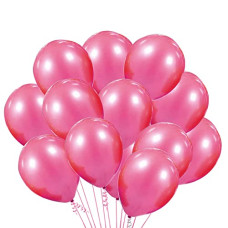 Deals, Discounts & Offers on  - Crackles Pink Metallic Balloons For Happy Birthday Decorations ,Baby Shower,Party Supplies,Bachelorette Bride To be 50 PC