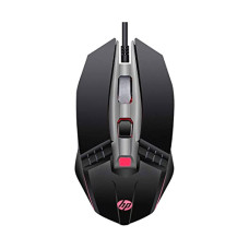Deals, Discounts & Offers on  - HP M270 Backlit USB Wired Gaming Mouse with 6 Buttons, 4-Speed Customizable 2400 DPI, Ergonomic Design, Breathing LED Lighting, Metal Scroll Wheel, Lightweighted / 3 Years Warranty (7ZZ87AA), Black