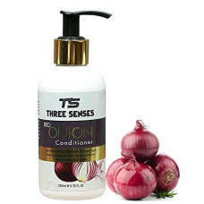 Deals, Discounts & Offers on Air Conditioners - Three senses Conditioner Organic Red Onion Hair Treatment - 200 ml | 18 In 1 Magical Conditioner - SLS Paraben & Chemical Free