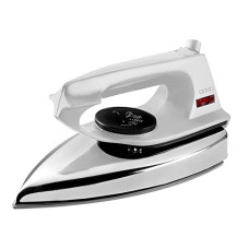 Deals, Discounts & Offers on Irons - Usha EI 2802 1000 W Ultra Light Weight Dry Iron with Non-Stick Soleplate (White)