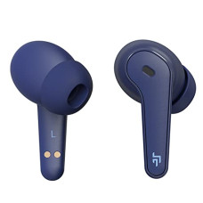 Deals, Discounts & Offers on Headphones - CrossBeats Slide Bluetooth Truly Wireless in Earbuds 40ms Low Latency, Clearcomm Quad mic ENC, Best Music by EchoBlast, 30Hrs Playtime, Full Touch Control, Snap Charge, 10 mm Drivers Earphone-Blue