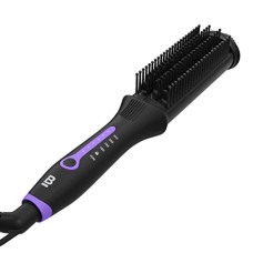 Deals, Discounts & Offers on Irons - BBLUNT Pro Insta Smooth Hair Straightening Brush With 4 Temperature Settings And Ionic Technology For 2X Better Frizz Control | (Ceramic Coated Bristles) Black & Purple