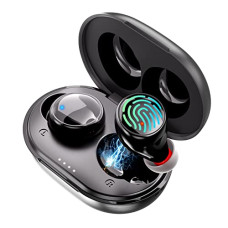 Deals, Discounts & Offers on Headphones - EDYELL Latest C5M True Wireless Earbuds/Earphones/in-Ear TWS Stereo Headphones with Advanced Bluetooth V5.0 IPX7 Trusted Waterproof Extra-Long Playtime, Built-in Microphone with Deep Bass
