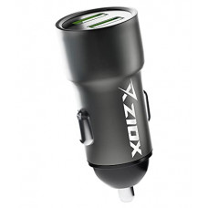 Deals, Discounts & Offers on Mobile Accessories - Ziox Dual Port Fast Car Charger -Grey