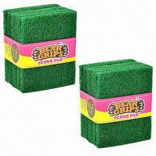 Deals, Discounts & Offers on Home Improvement - BEAR GRIPS Scrub pad For Utensils Cleaning in Kitchen Long Lasting Stain Removal Scrubber - Pack of 14