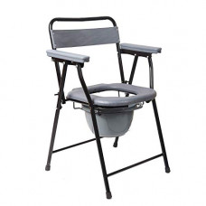 Deals, Discounts & Offers on  - Entros Commode Chair & Bathing Foldable Chair with Armrest