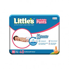 Deals, Discounts & Offers on Baby Care - Little's Baby Pants Diapers, New Born, White, upto 5 kgs, 40 Count