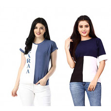 Deals, Discounts & Offers on Laptops - [Size XL] DHRUVI TRENDZ Women Printed Top with Half Sleeves For Office Wear, Casual Wear, Under 399 Top For Women/Girls Top