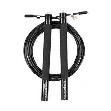 Deals, Discounts & Offers on Accessories - AmazonBasics Aluminum and Grip Speed Jump Rope, Black