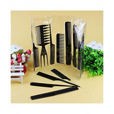 Deals, Discounts & Offers on Beauty Care - NFI essentials Professional Hair Cutting and Styling Comb Kangi Salon Kit Combs Cumb Come Hair Comp - Combo Set of 10; Black (Black) (combo) (comb)