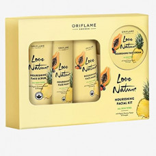 Deals, Discounts & Offers on Beauty Care - oriflame Love Nature Nourishing Facial Kit with Organic Guarana, Papaya & Pineapple