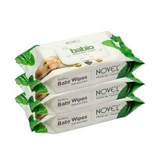 Deals, Discounts & Offers on Baby Care - NOVEL Baby Wet Wipes / Pack With Lid (Pack of 3 - 80 sheet)