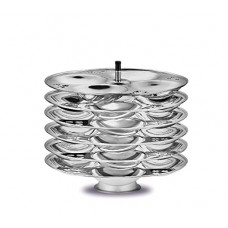 Deals, Discounts & Offers on Cookware - Ideal Aluminium Cookware Idly Stand, 4 Plates (Silver)