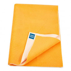 Deals, Discounts & Offers on Baby Care - Mee Mee's Total Dry and Breathable Mattress Protector Mat (Orange) (264.0mm L X 51.0mm W)