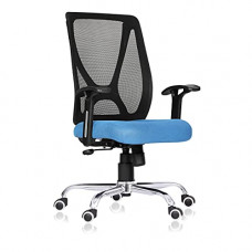 Deals, Discounts & Offers on Furniture - Da URBAN XCESS High Back Revolving Office Chair (Blue) (1Pc)
