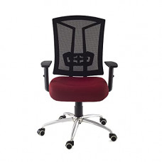 Deals, Discounts & Offers on Furniture - Da URBAN TOPSKY Medium Back Revolving Office Chair (RED) (1Pc)