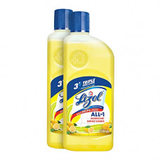 Deals, Discounts & Offers on  - Reckitt Benckiser Lizol Disinfectant Surface & Floor Cleaner Liquid, Citrus - 625 ml (Pack of 2) | India's # 1 Floor Cleaner