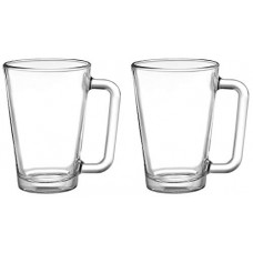 Deals, Discounts & Offers on  - Amazon Brand - Solimo Portia Glass Coffee Mug Set, 275ml, Set of 2, Transparent