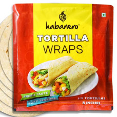 Deals, Discounts & Offers on  - Habanero Tortilla Wraps 8 Inches l Non GMO| Fresh Taste & Soft Texture l Best For Burrito, Wraps, Tacos, Samosas, Shawarmas and Rolls l Ready to Eat Healthy Food in 60 Seconds l On the Go l Enjoy our tortilla wraps with mozzarella cheese or Amul butter|33