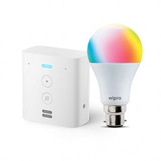 Deals, Discounts & Offers on Electronics - [Select User] Echo Flex combo with Wipro 9W LED smart color bulb