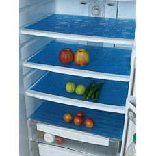 Deals, Discounts & Offers on  - Kuber Industries PVC 6 Pieces Refrigerator Drawer Mats (Blue) 13