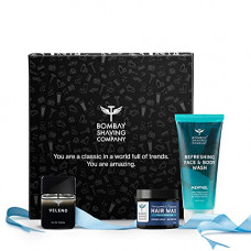 Deals, Discounts & Offers on Beauty Care - Bombay Shaving Company Father's Day Gift Kit | Veleno Perfume (30ml), Face and Body Wash (200 ml), Hair Wax