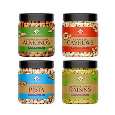 Deals, Discounts & Offers on  - Nature Purify-Dry Fruits Combo Pack 1kg (Almonds, Cashews, Pistachios, Raisins) - All Premium.