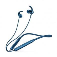 Deals, Discounts & Offers on Headphones - Wings Sling100, Bluetooth 5.1 Wireless Neckband Earphones, Environmental Noise Cancellation, Vibration Alert 20 Hours Playtime - Blue