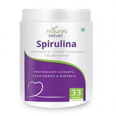 Deals, Discounts & Offers on  - Natures Velvet Lifecare Spirulina Powder, 100 gms - Pack of 1
