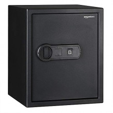 Deals, Discounts & Offers on Home Improvement - AmazonBasics Biometric Fingerprint Home Safe, 43 Liters