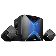 Deals, Discounts & Offers on Electronics - Altec Lansing AL-2.1-01 50 Watt 2.1 Channel Wireless Bluetooth Multimedia Speaker (Black)