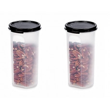 Deals, Discounts & Offers on  - Signoraware Modular Plastic Container Set, 650ml/92mm, Set of 2, Cocoa