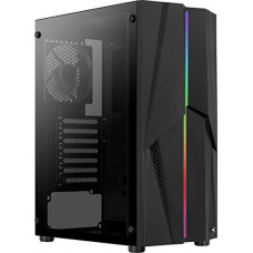 Deals, Discounts & Offers on  - Aerocool Mecha, PC ATX, ARGB Front, Tempered Glass, Fan 12 cm