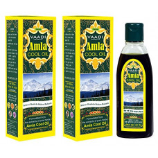 Deals, Discounts & Offers on Beauty Care - Vaadi Herbals Value Pack of Amla Cool Oil with Brahmi and Amla Extract, 200ml x 2