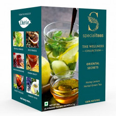 Deals, Discounts & Offers on  - Cherise Specialiteas Oriental Secrets Honey Lemon Herbal Green Tea (2 g x 25 Pyramid Tea Bags)