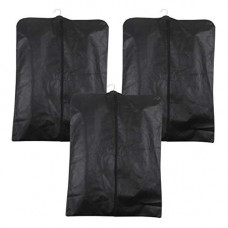 Deals, Discounts & Offers on  - PrettyKrafts Foldable Non Woven Coat Cover (Set of 3 pcs) - Black