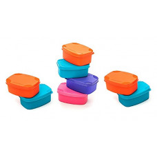 Deals, Discounts & Offers on  - Signoraware Cute Plastic Container Set, 100ml, Set of 8, Multicolour