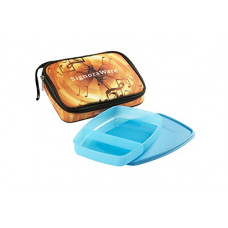 Deals, Discounts & Offers on  - Signoraware Melody Big Slim Lunch Box with Bag, Blue